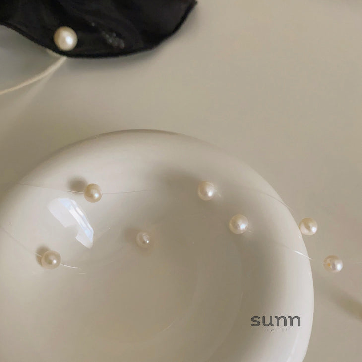 Carlin Floating Pearl Necklace [SOPBDONZ]