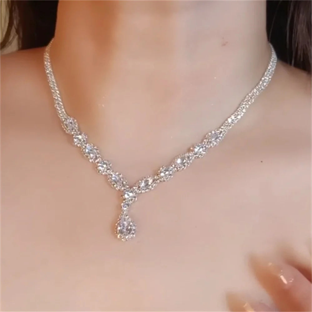 Carlin Rhinestone Tassel Set