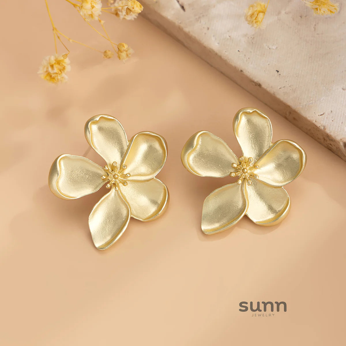 Carmella Floral Stud Earrings