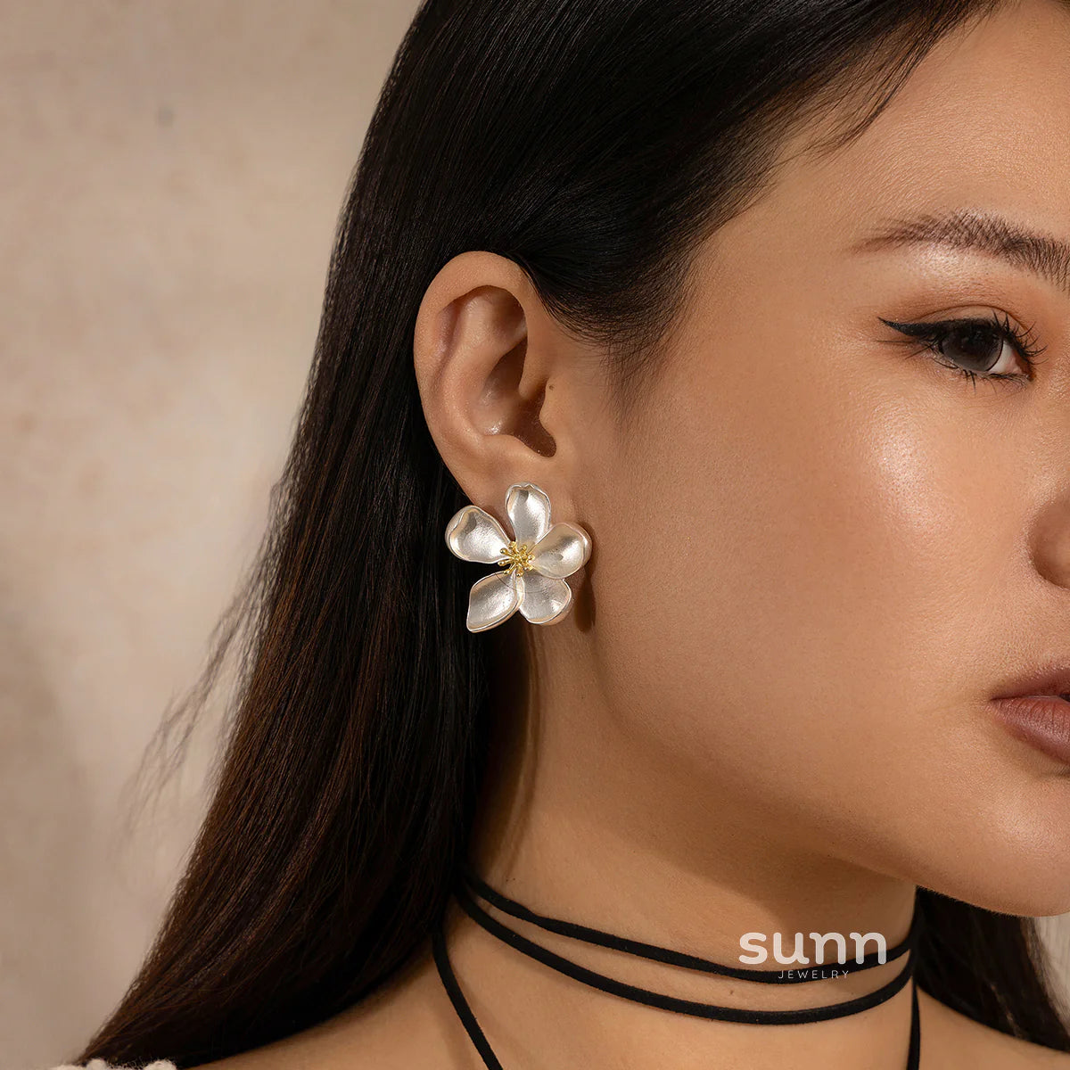 Carmella Floral Stud Earrings
