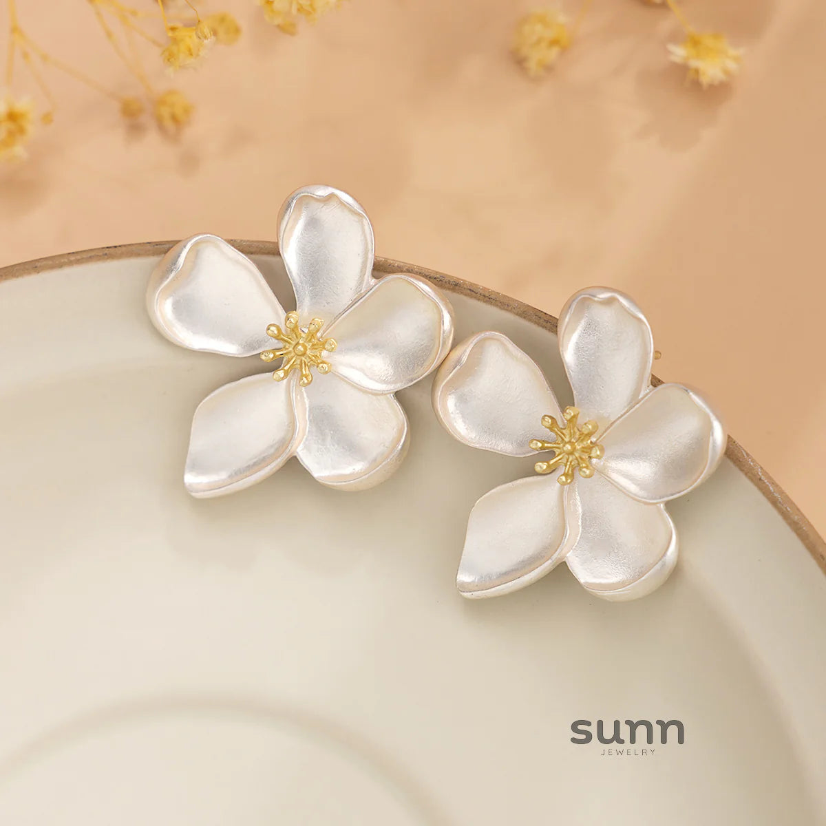 Carmella Floral Stud Earrings