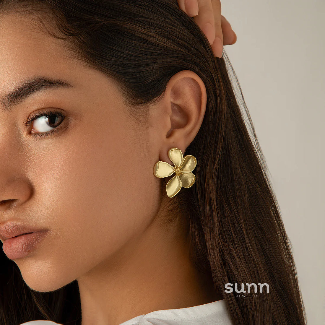 Carmella Floral Stud Earrings