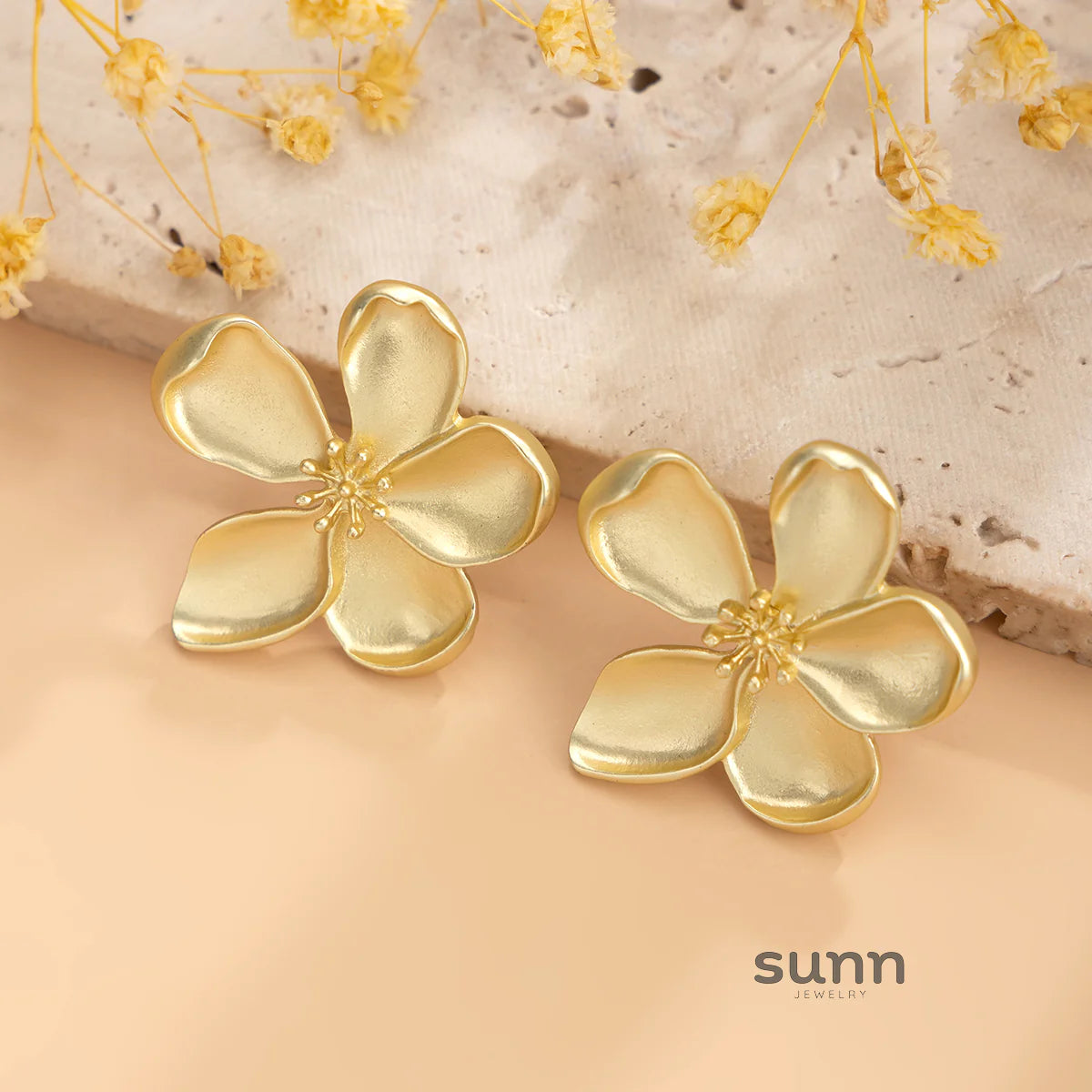 Carmella Floral Stud Earrings