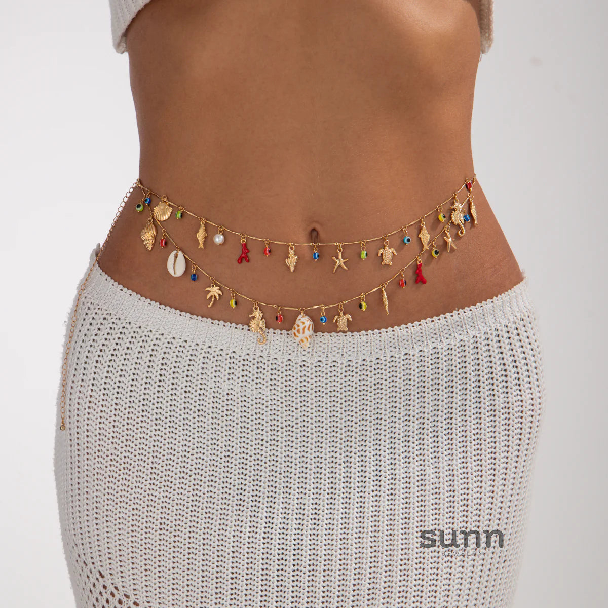 Carmella Tassel Charm Waist Chain