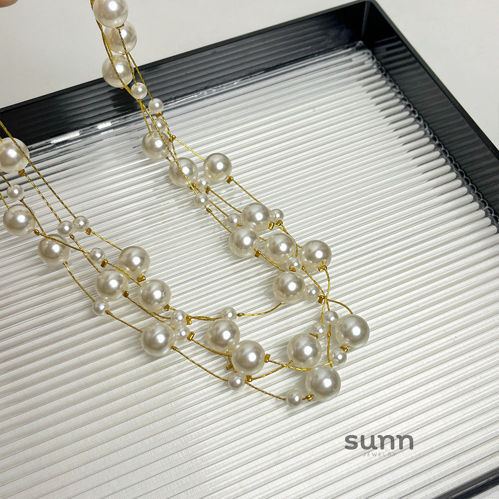 Carolyn Baroque Pearl Necklace [Q6SV5U0E]