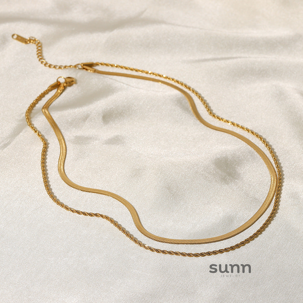 Carrigan Layered Blade Necklace [UJBLXQ2B]