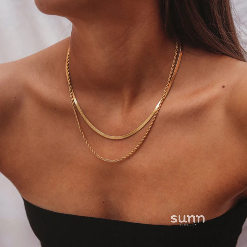 Carrigan Layered Blade Necklace [RGJJFDZ9]