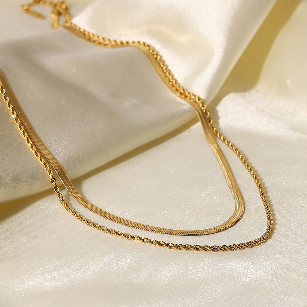 Carrigan Layered Blade Necklace [MS7KG2UE]