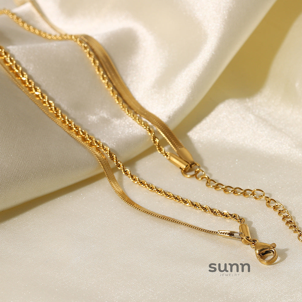 Carrigan Layered Blade Necklace [V6RCCU2Q]