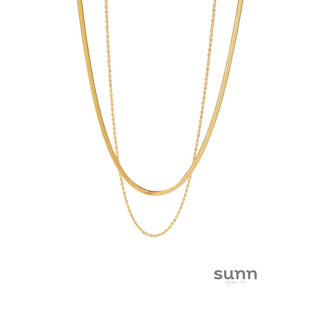 Carrigan Layered Blade Necklace [XP5FKX1L]