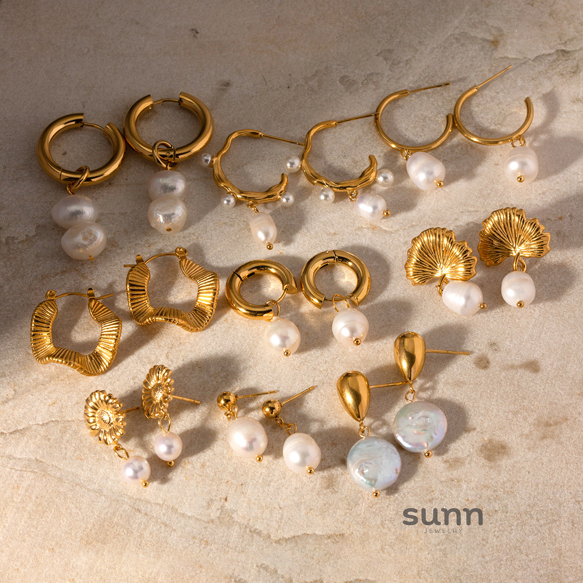 Carrington Pearl Drop Earrings [LTSQEKPL]