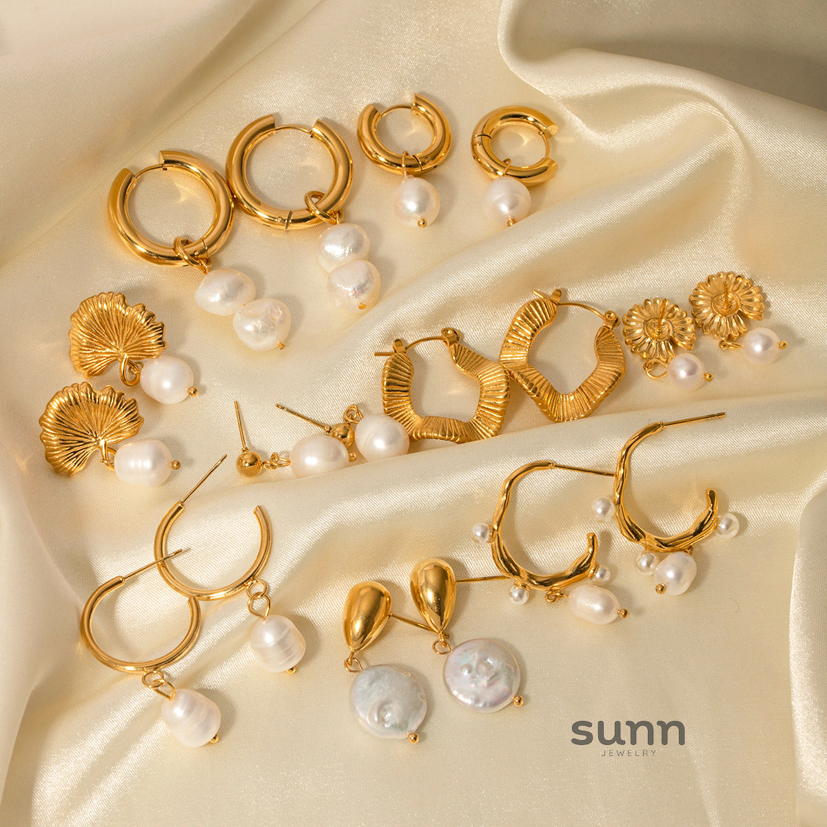 Carrington Pearl Drop Earrings [BZA1E33X]