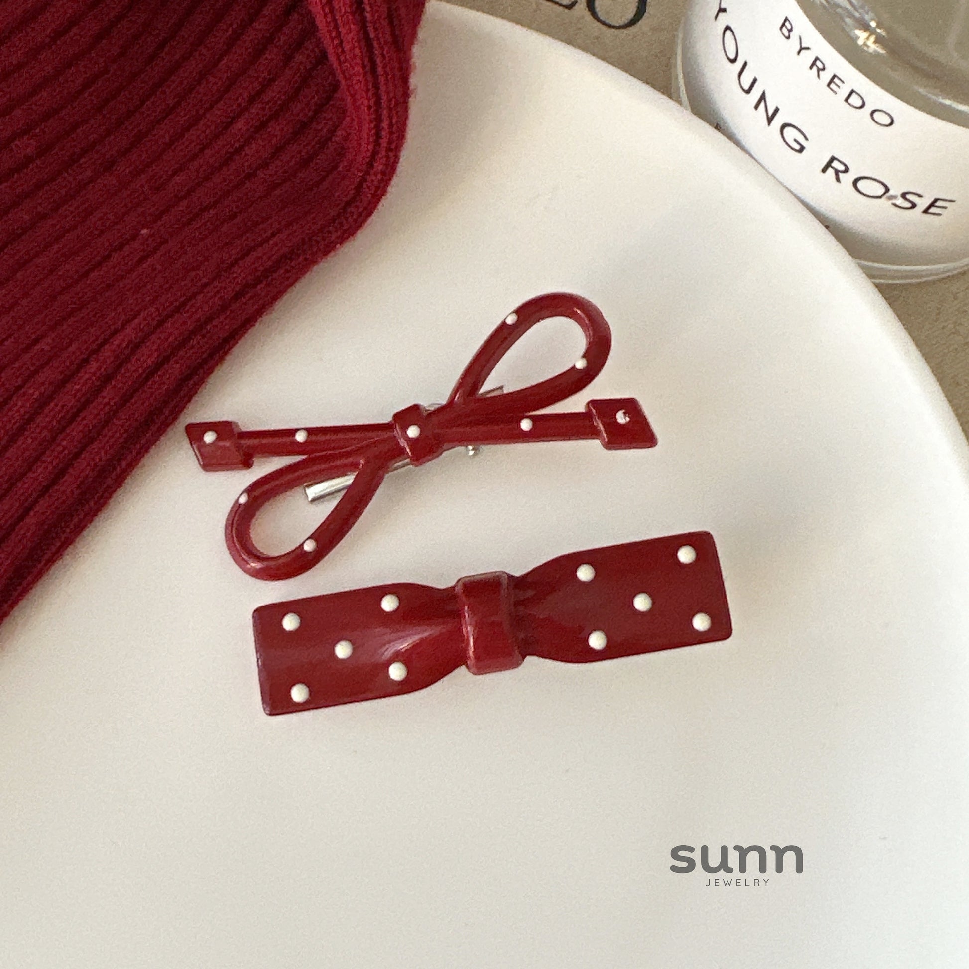 Carsyn Polka Dot Hair Clip [BCRI9XWW]