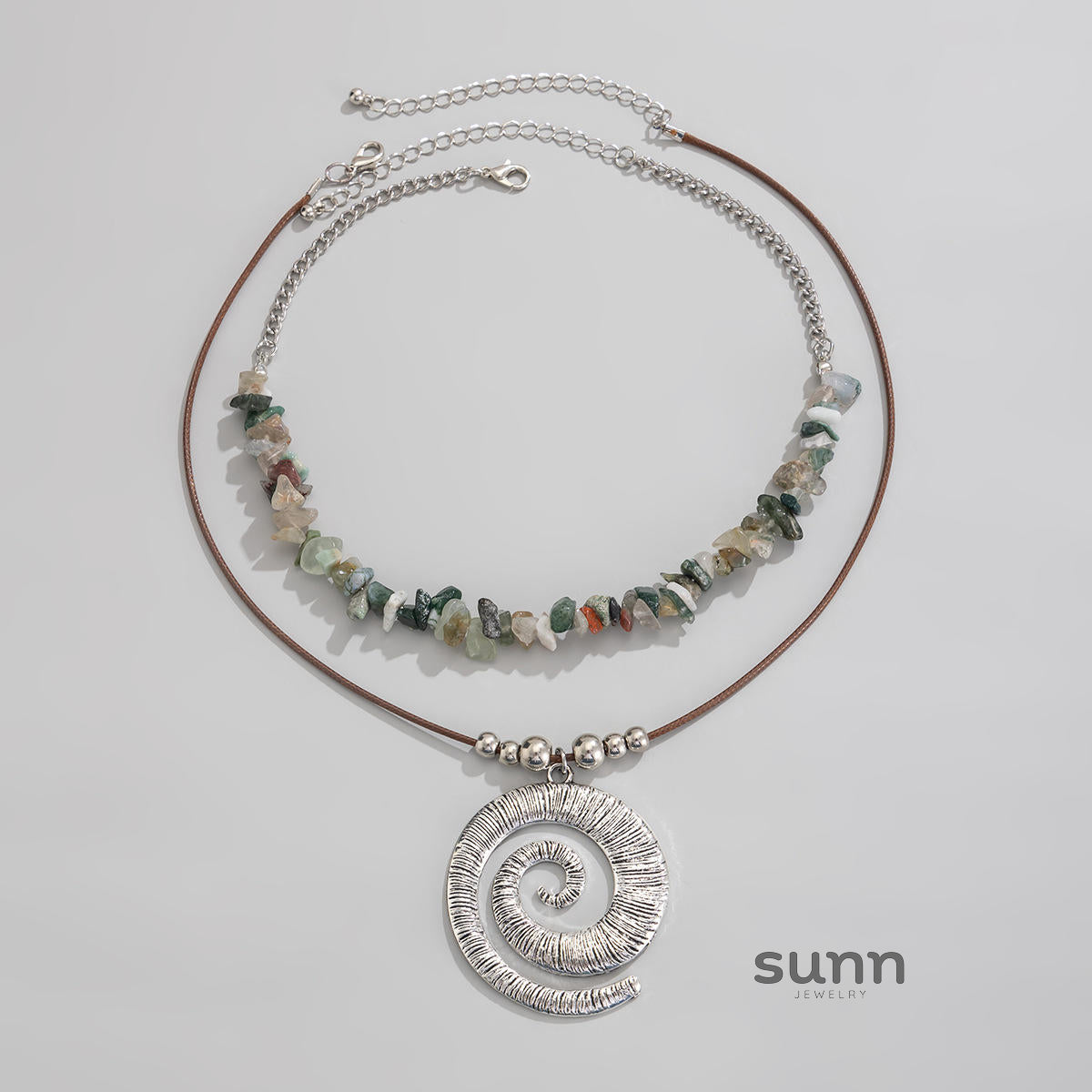 Carter Asymmetrical Conch Necklace [1F86V74B]