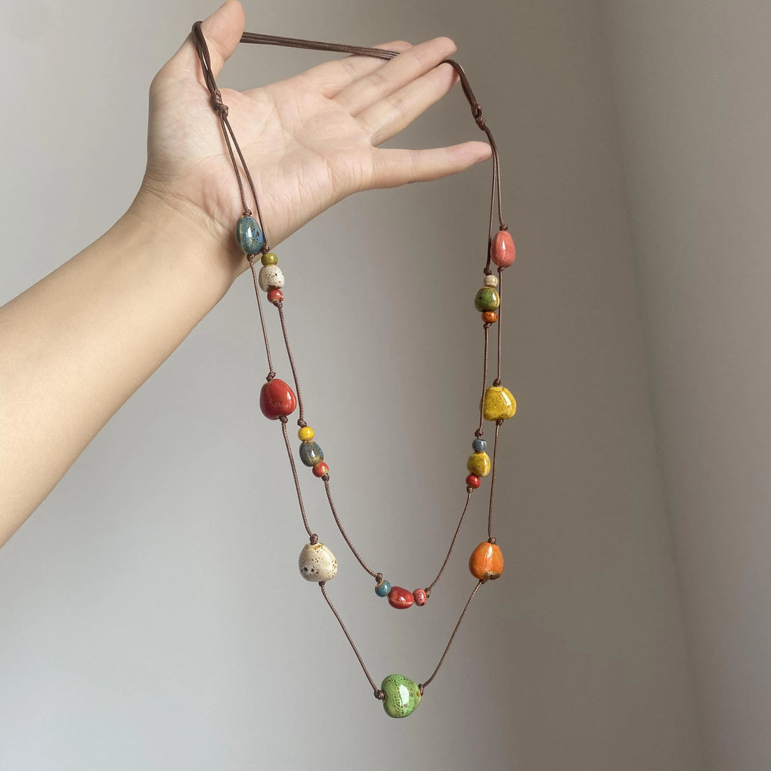 Cassidy Colorful Bead Necklace