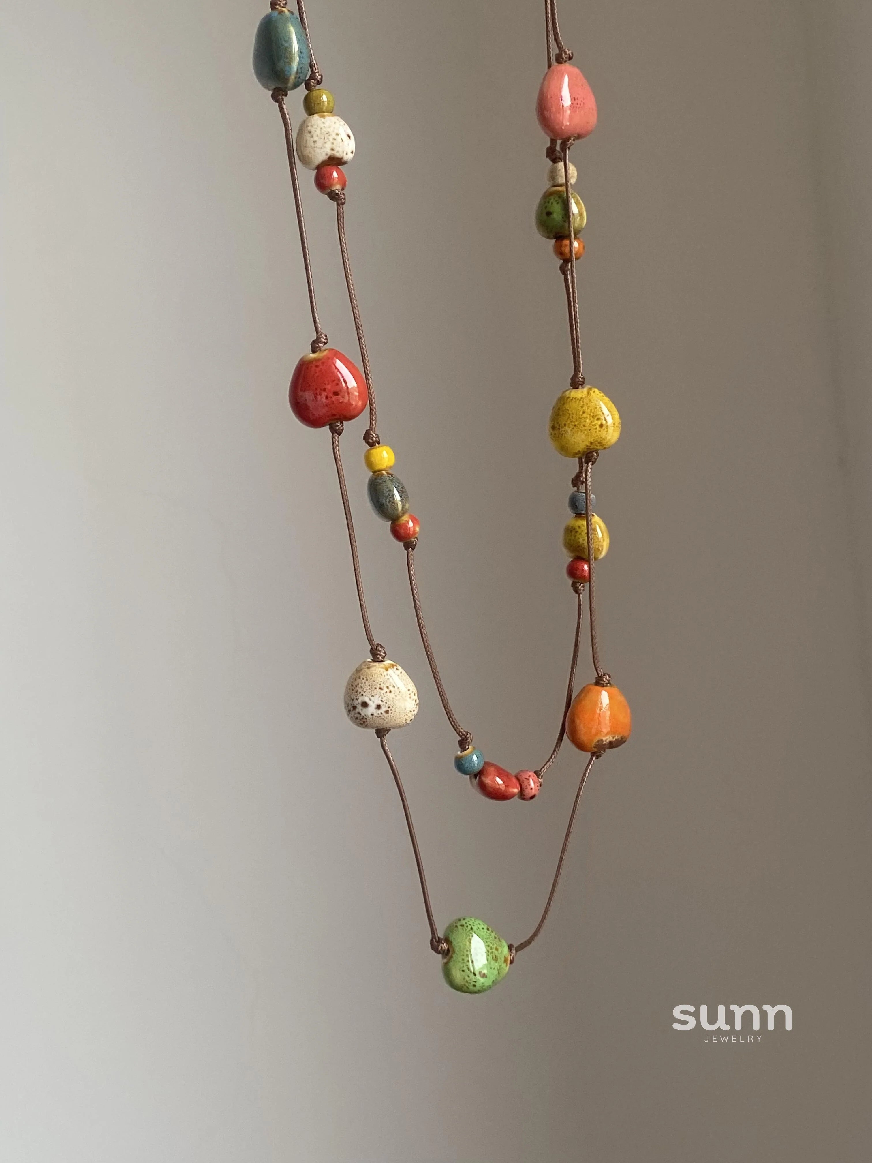 Cassidy Colorful Bead Necklace