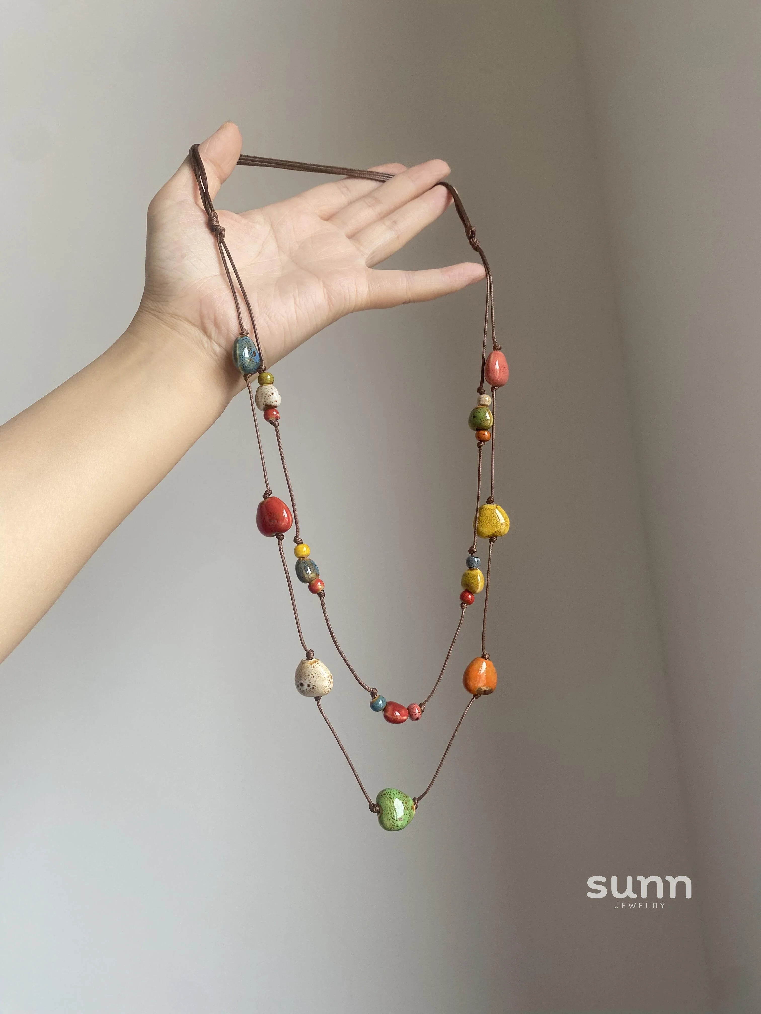 Cassidy Colorful Bead Necklace