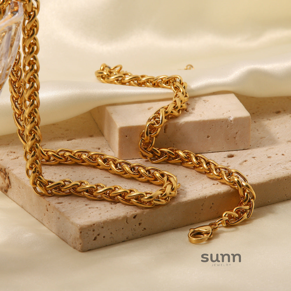 Catalaya Geometric Chain Bracelet [EQJYEGRB]