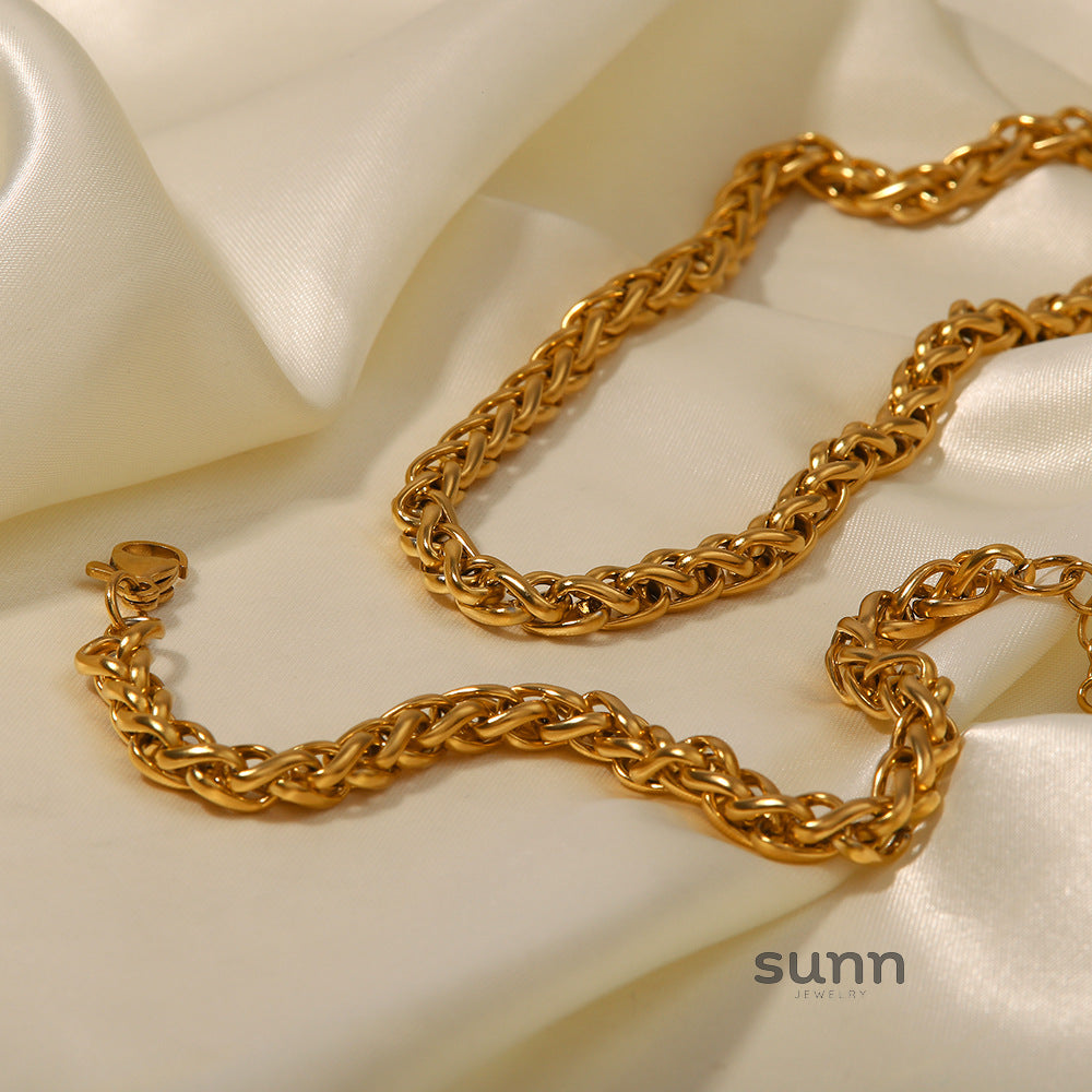 Catalaya Geometric Chain Bracelet [1OQ7DCY0]