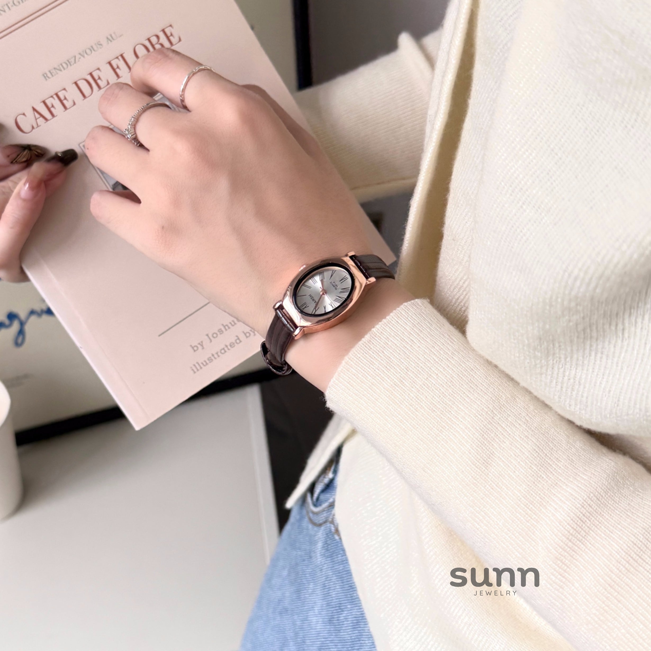 Cataleyah Vintage Oval Watch [U74SGGDV]