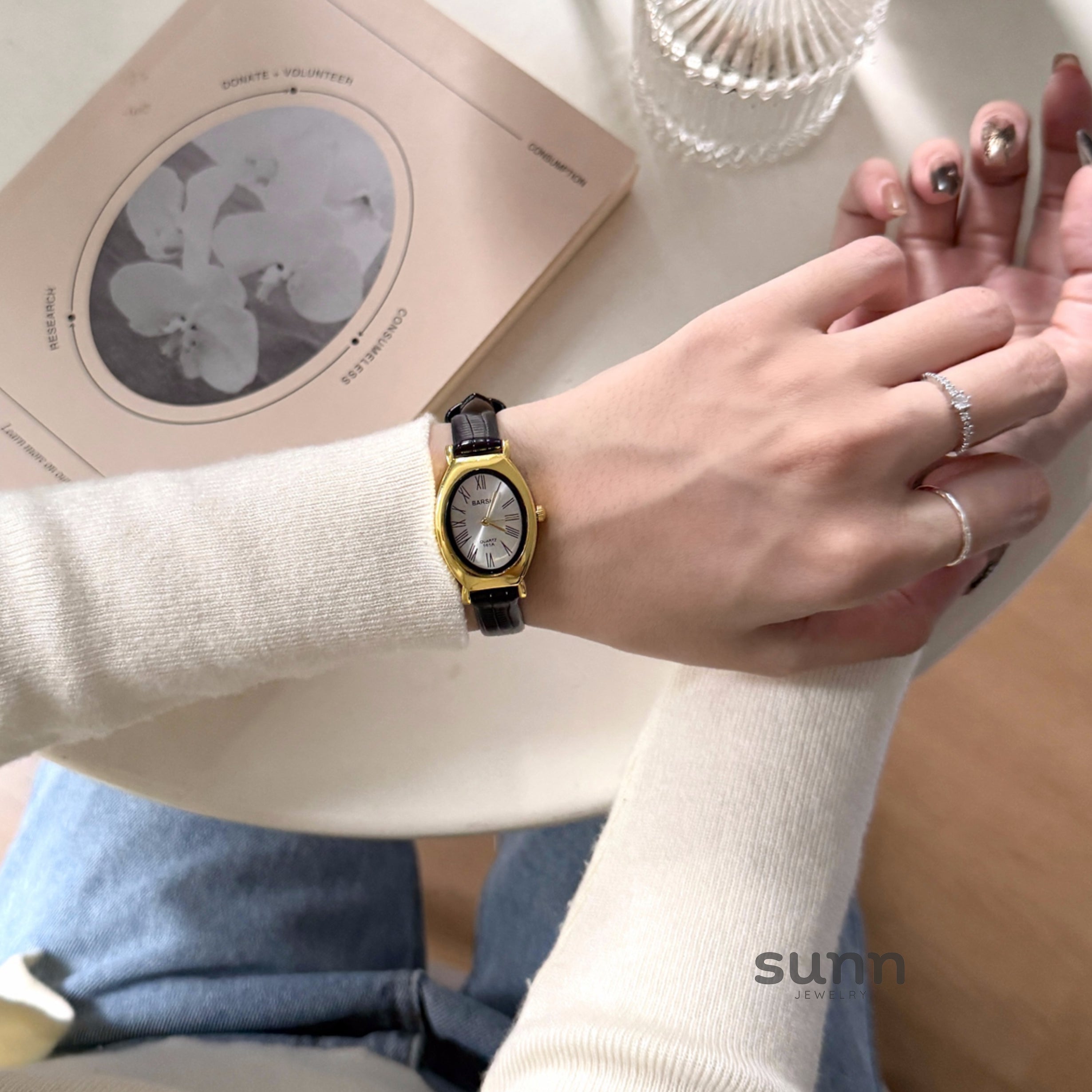 Cataleyah Vintage Oval Watch [2OVMA688]
