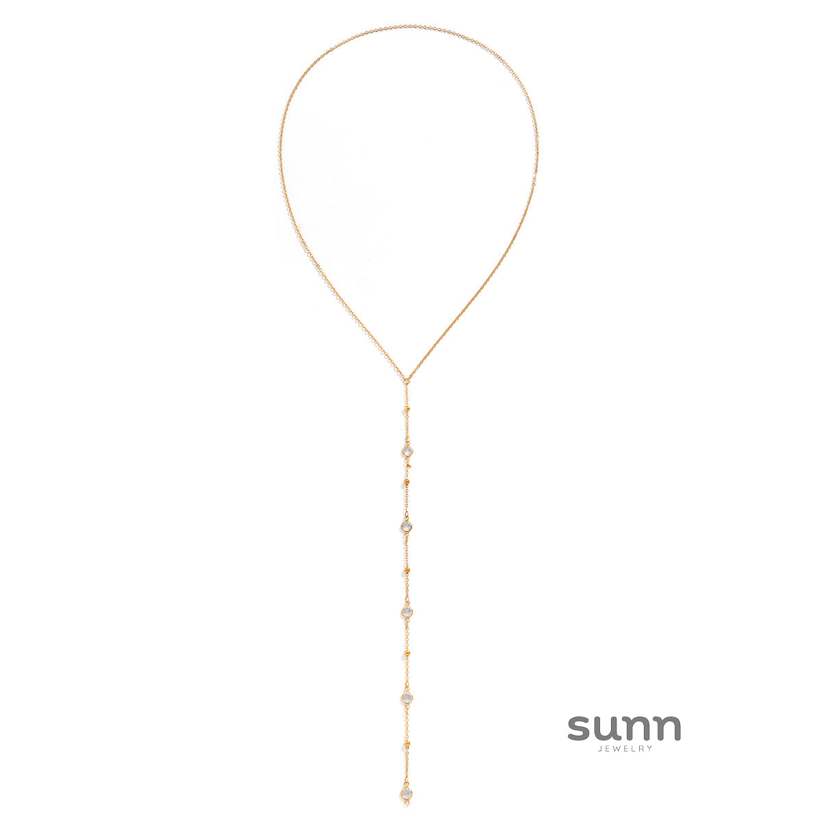 Cate Crystal Tassel Necklace [QFARU4KN]