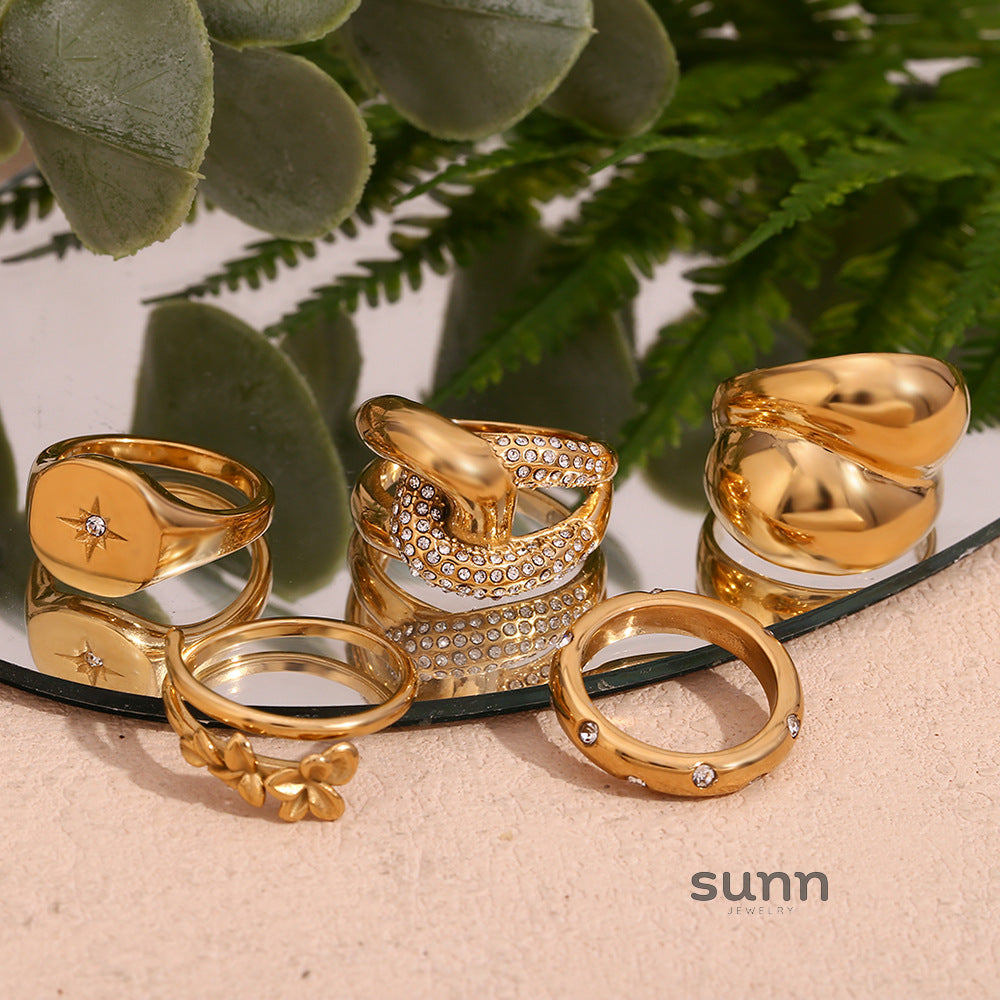 Catelyn Double Polaris Ring [6ZKYC5OR]