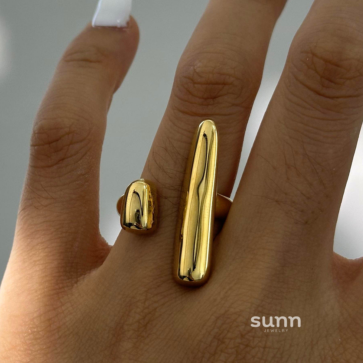 Caterina Chunky Geometric Ring [PNAJ2DUN]