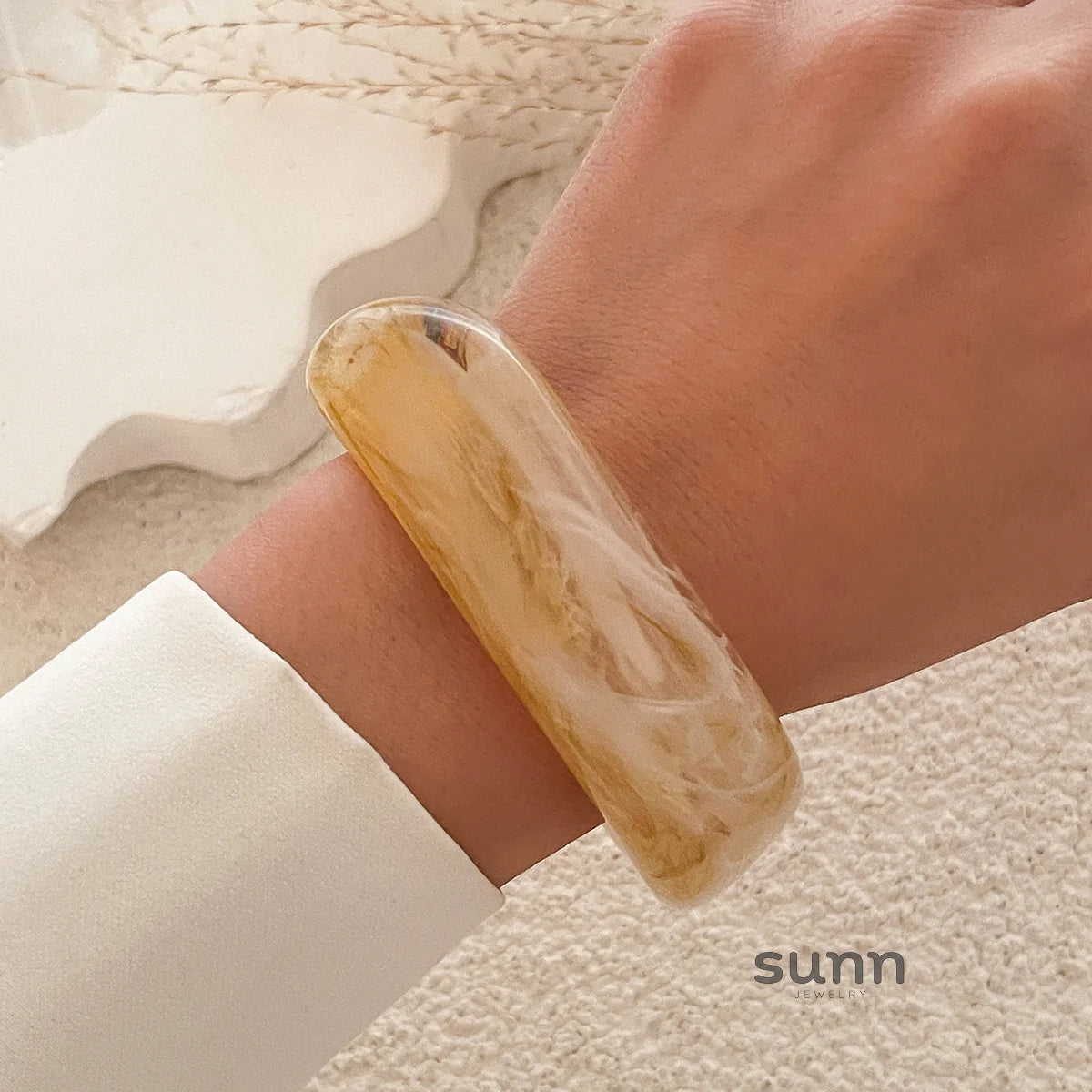Cayla Irregular Marble Bracelet