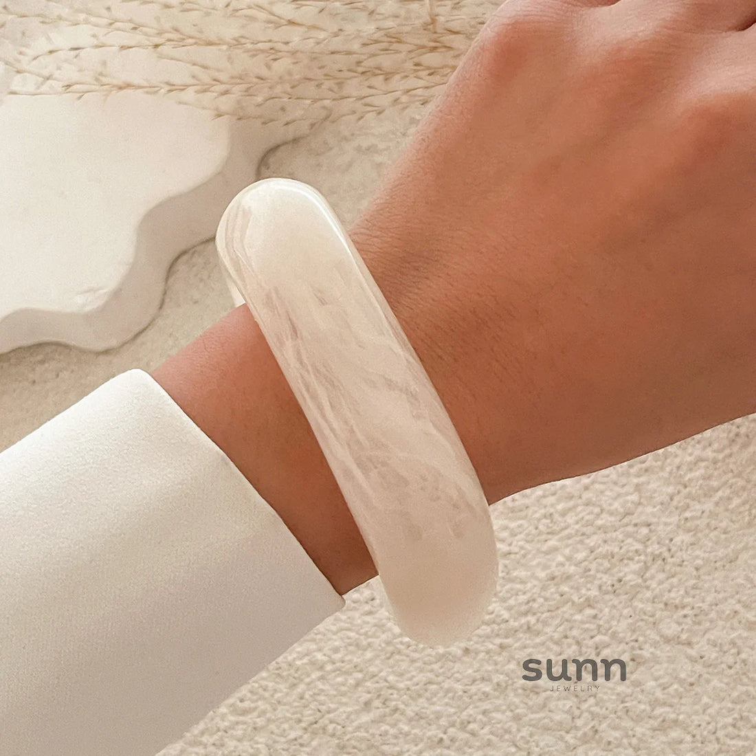 Cayla Irregular Marble Bracelet