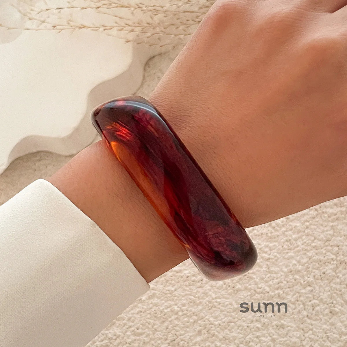 Cayla Irregular Marble Bracelet