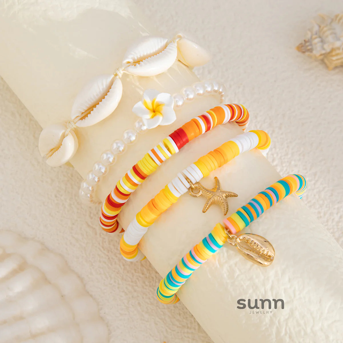 Cayla Seashell Bracelet Set