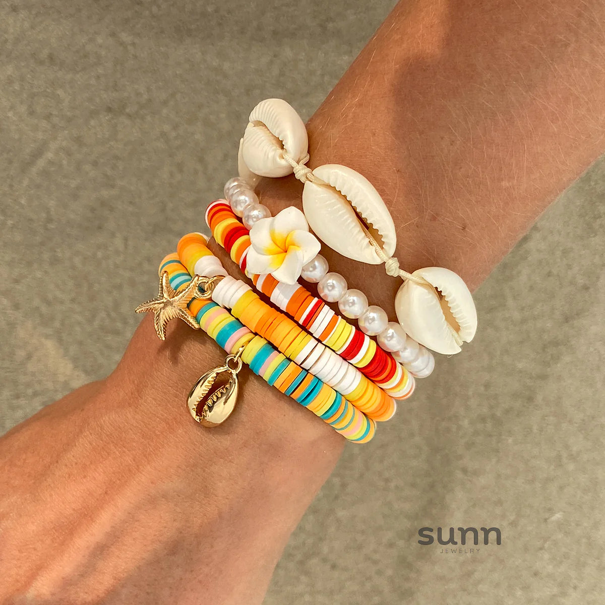 Cayla Seashell Bracelet Set