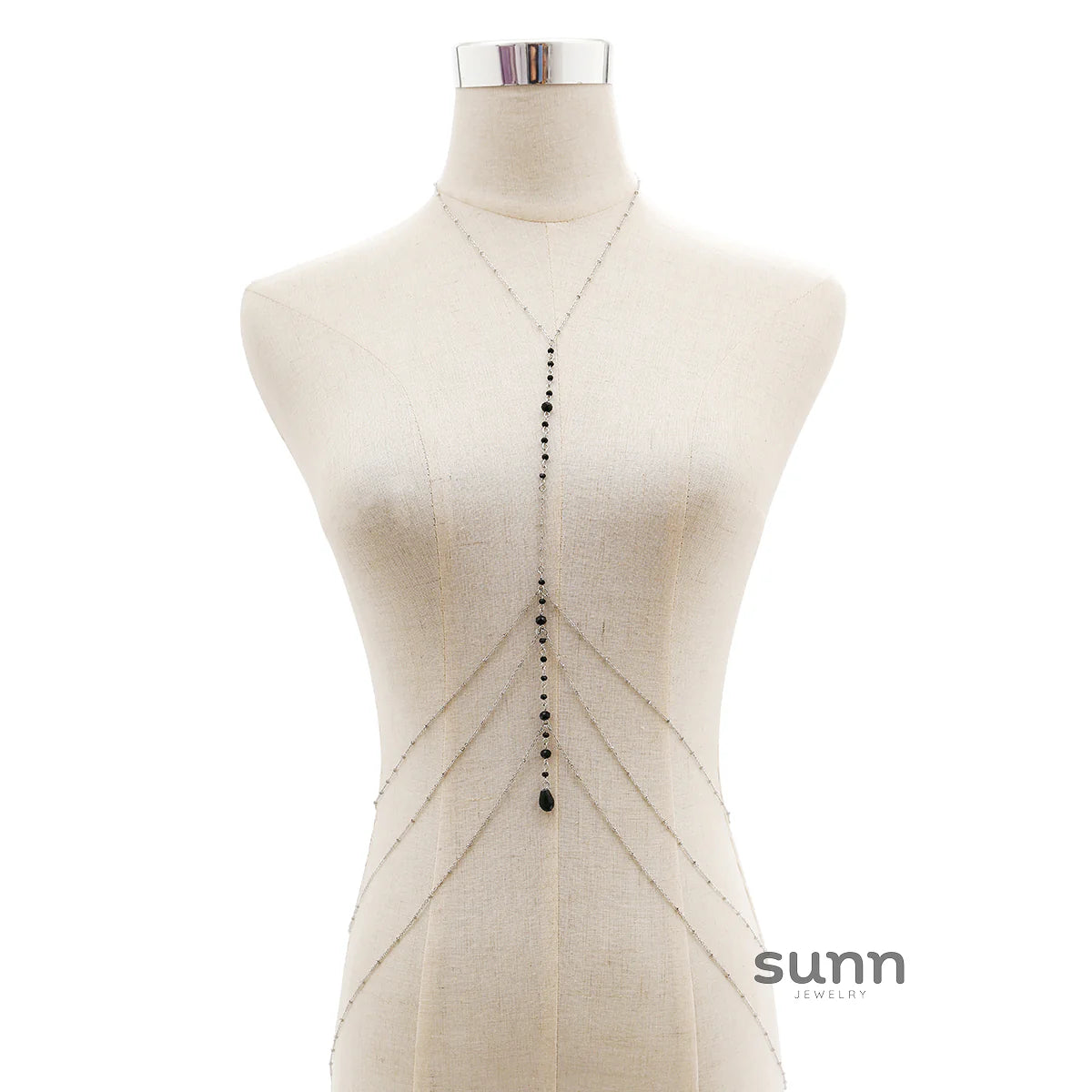Ceanna Crystal Tassel Body Chain