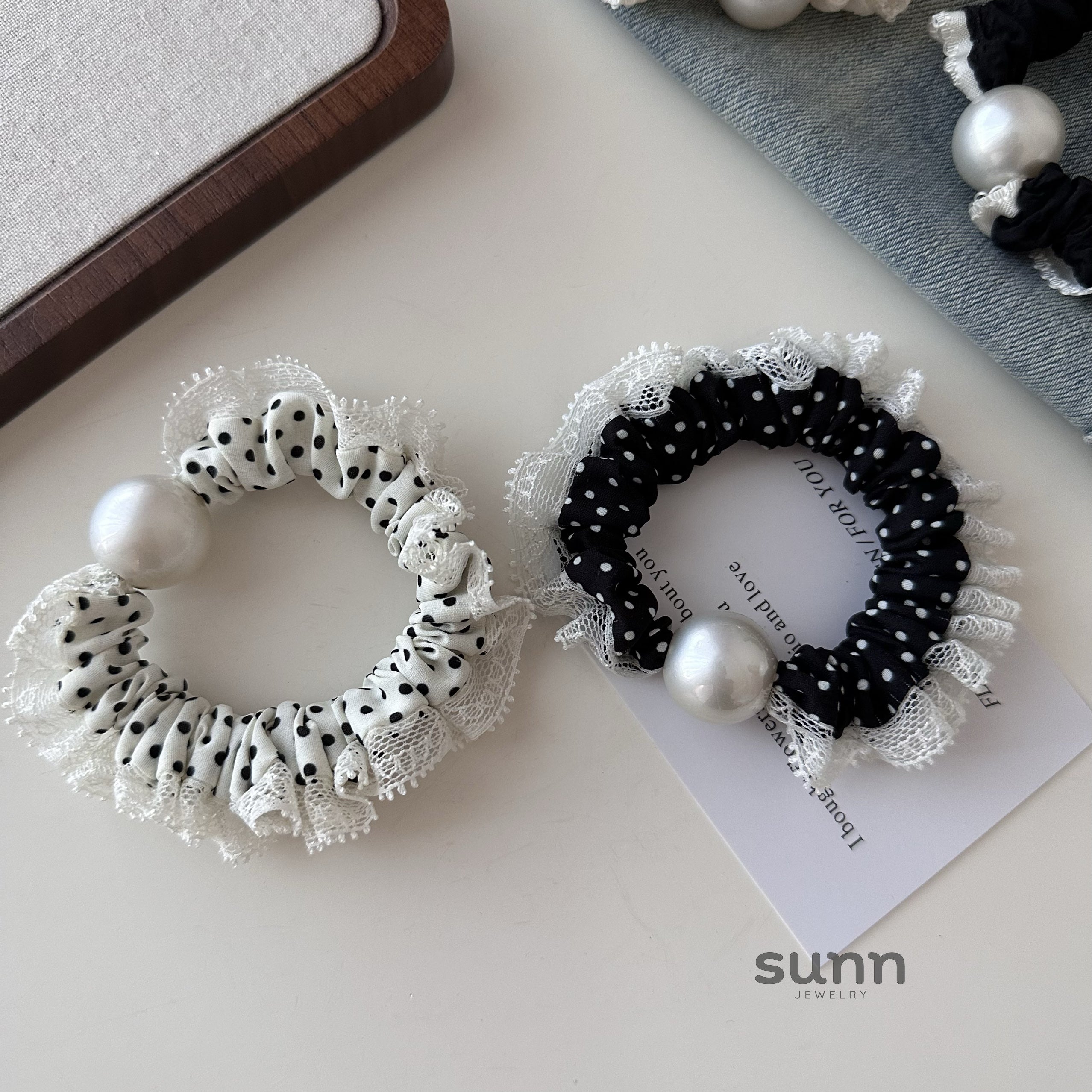 Cecile Ruffled Scrunchie [TD5IJKTT]