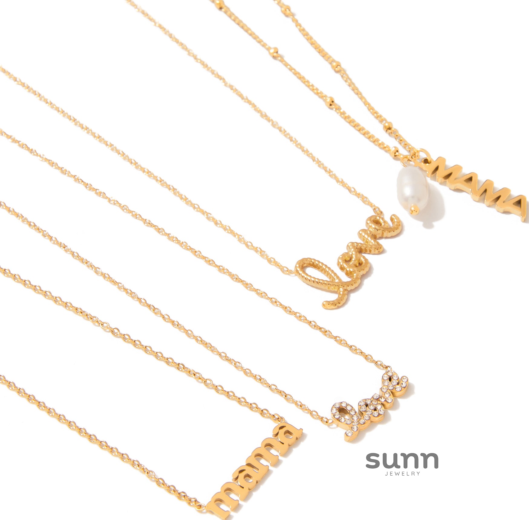 Cecily Letter Envelope Necklace [SK96P4HF]