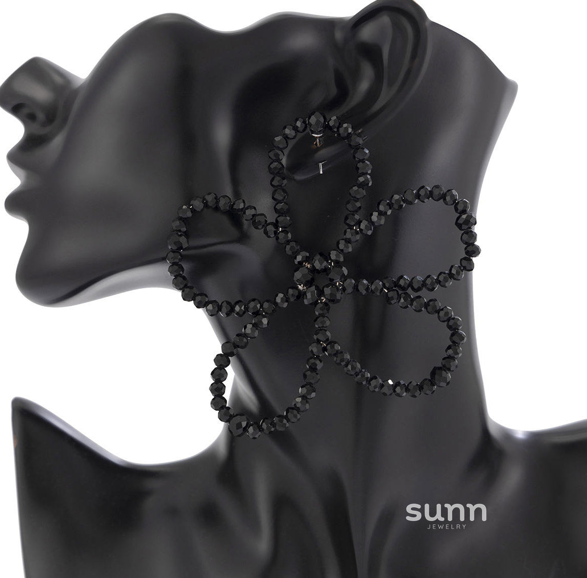 Celena Pearl Flower Statement Earrings [IE5UBL4P]