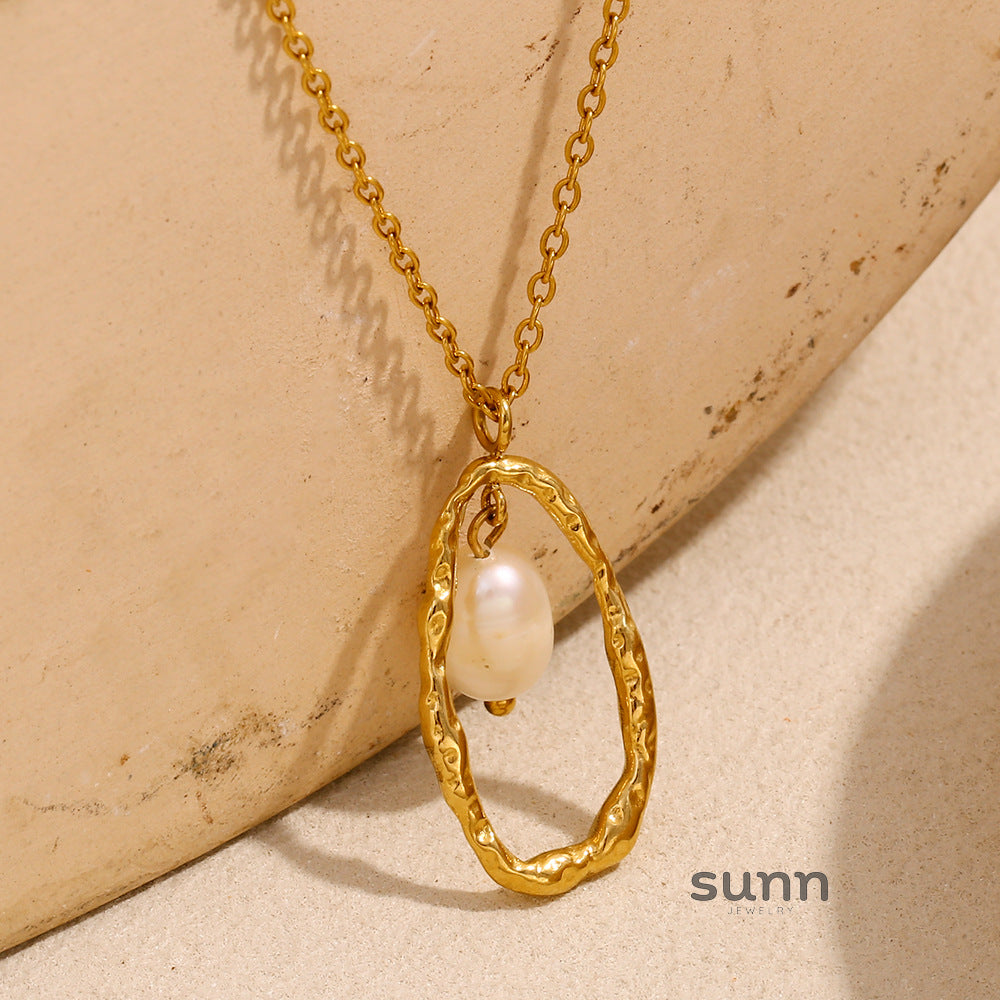 Celina Pearl Pendant Necklace [C5NGJ44A]