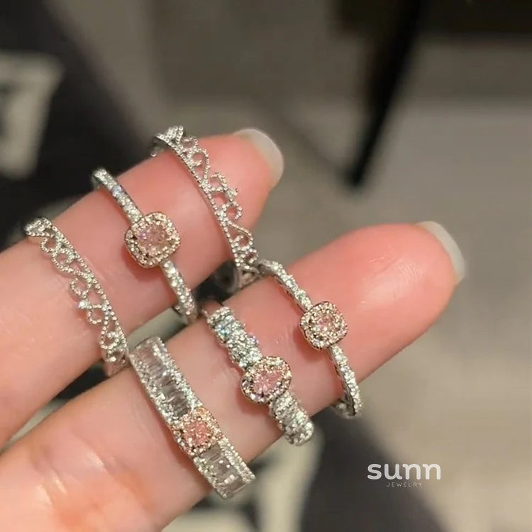 Chanel Sparkle Zirconia Rings