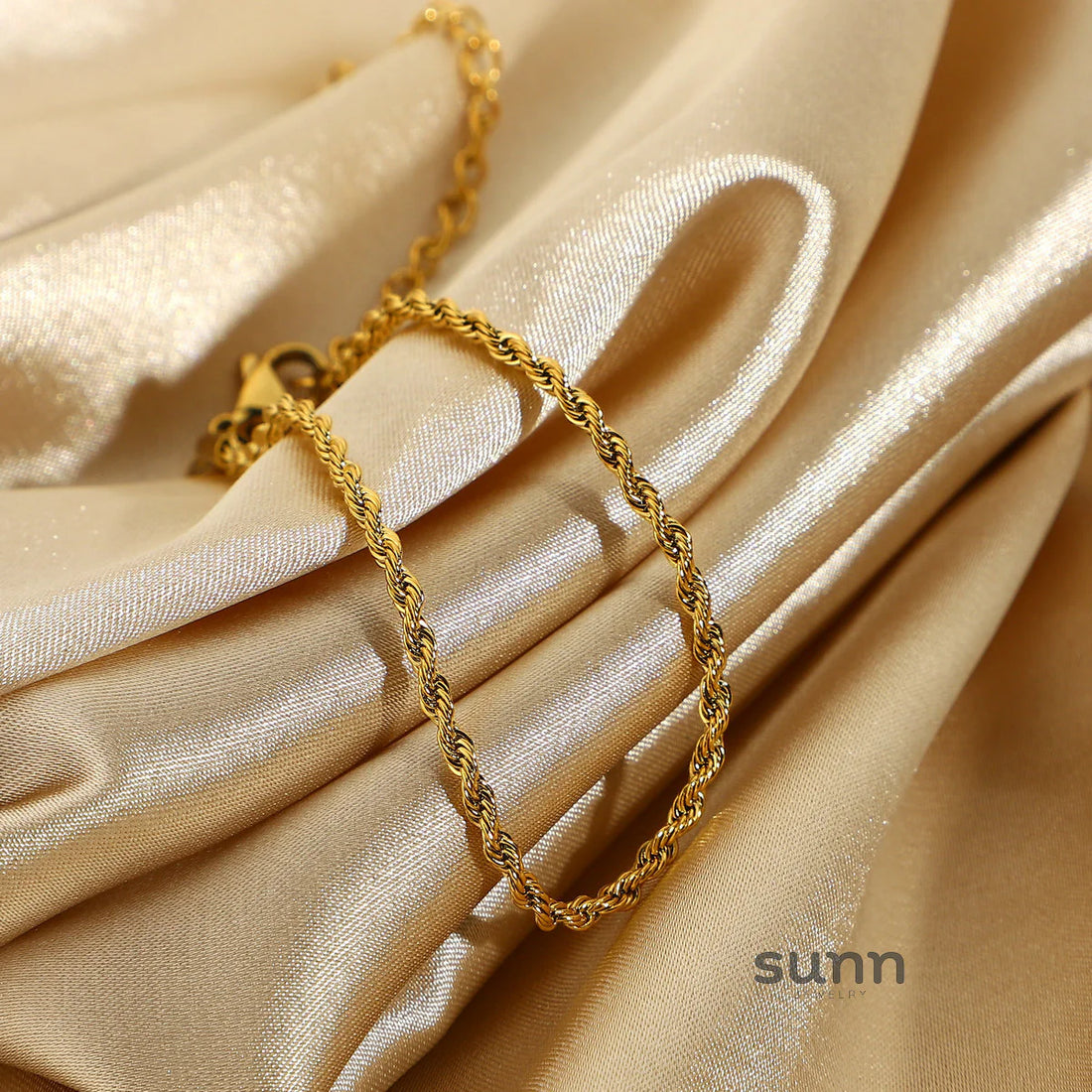 Chanell Gold Wave Bracelet