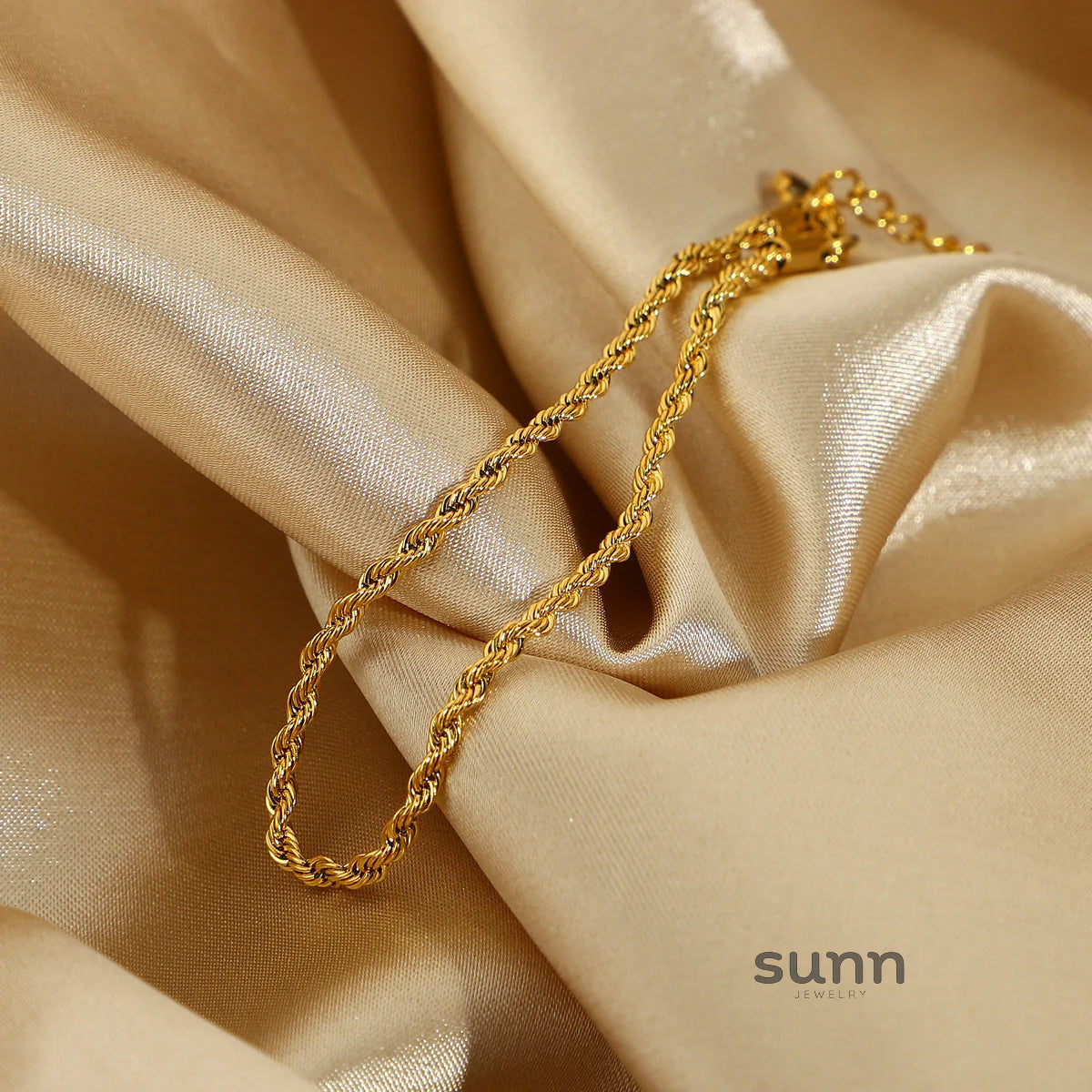 Chanell Gold Wave Bracelet