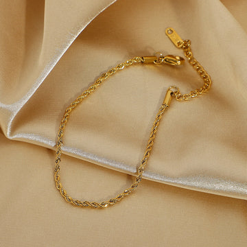 Chanell Gold Wave Bracelet