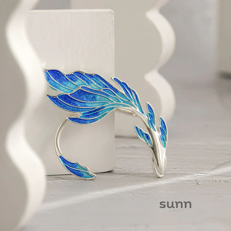 Chanelle Painted Goldfish Earrings