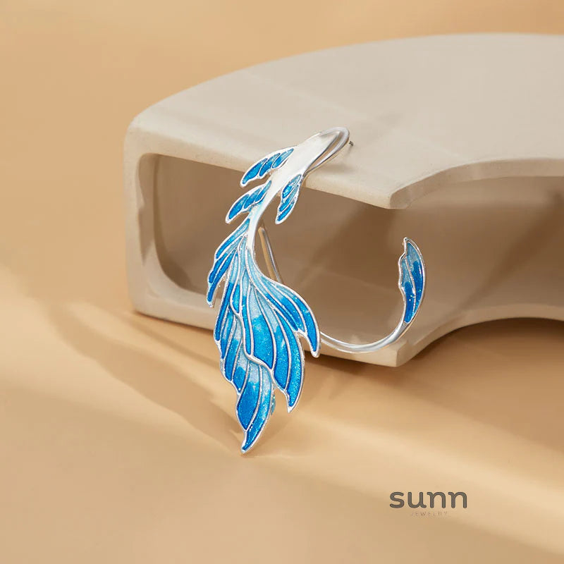 Chanelle Painted Goldfish Earrings