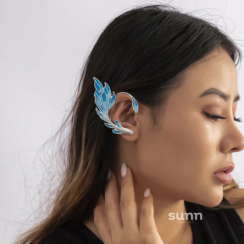 Chanelle Painted Goldfish Earrings
