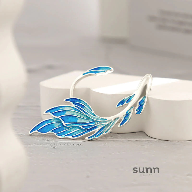 Chanelle Painted Goldfish Earrings