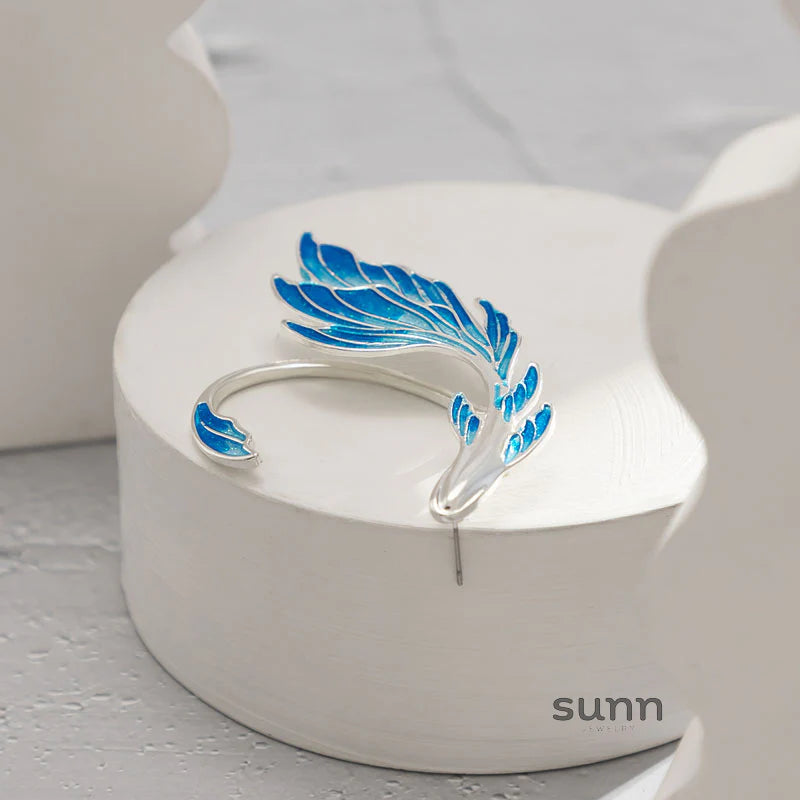 Chanelle Painted Goldfish Earrings