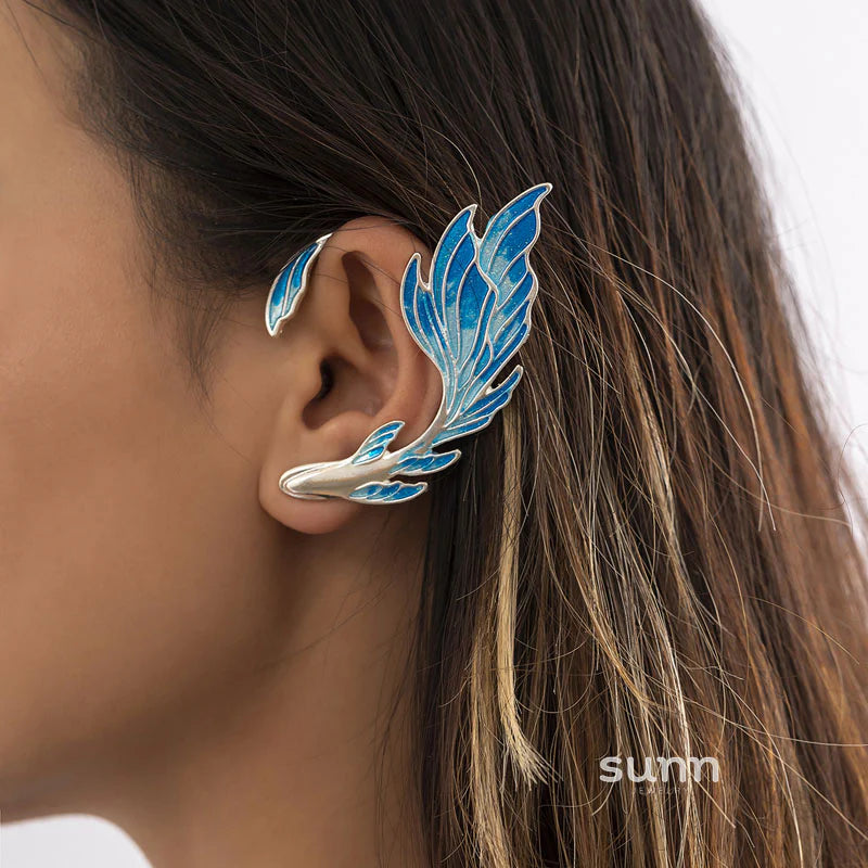 Chanelle Painted Goldfish Earrings