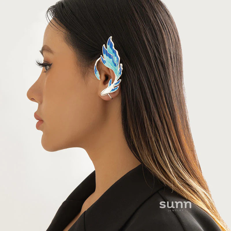 Chanelle Painted Goldfish Earrings