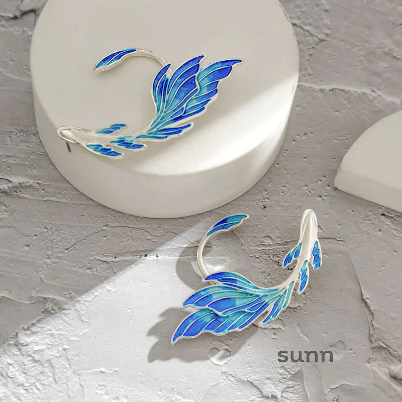 Chanelle Painted Goldfish Earrings